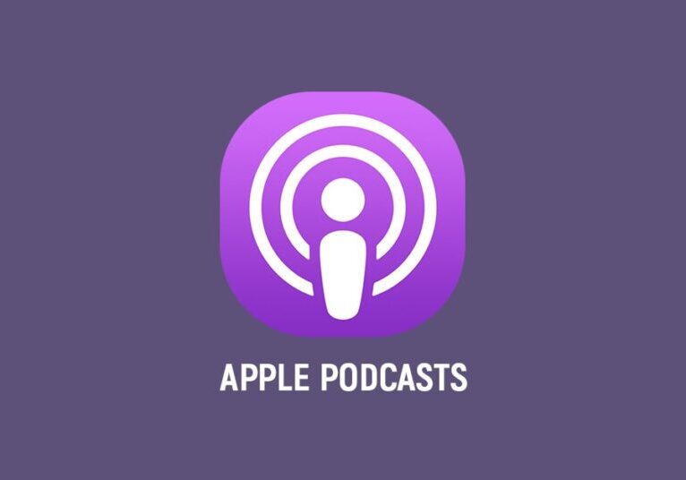 Apple Podcasts logo and illustration